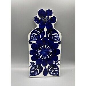 Arabia Finland Cheese Board Ceramic Hand Painted Signed GOG/MR Vintage MCM